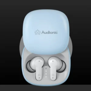 Audionic 550 Wireless Bluetooth Earbuds (SKY-BLUE)