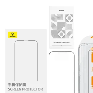 Baseus Crystalline Series Anti-Glare Full-Coverag iPhone 14 Pro Max, Clear (Pack of 1)