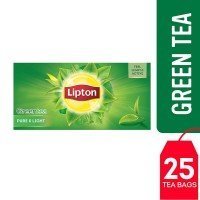 Lipton Pure and Light Green Tea Bags - (Pack of 25)