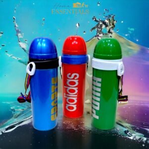 Sports Water Bottle with Strap – 1Pc