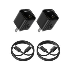 Baseus PicoGo GaN USB-C Charger 45W 2 Pack