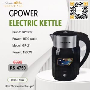 Electric Kettle – GPower (Imported)