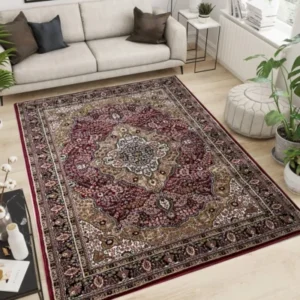 Ideal RedBeige Rug