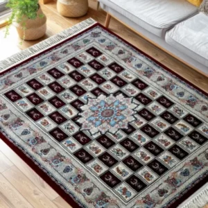Sarvestan RedGreyBlue Rug