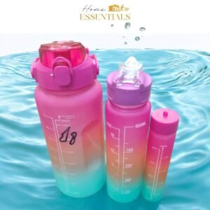 Motivational Water Bottles – 3Pcs Set