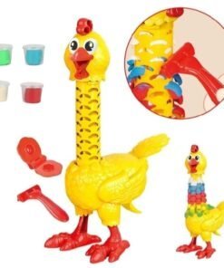 DOUGH FEATHER CHICKEN CALY FUN TOY SET FOR KIDS