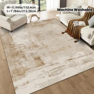 Washable Area Rug 6x9 ft