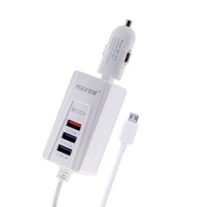 Maxon QF-011 QC3.0 Fast Car Charger with 180° Adjustable Holder